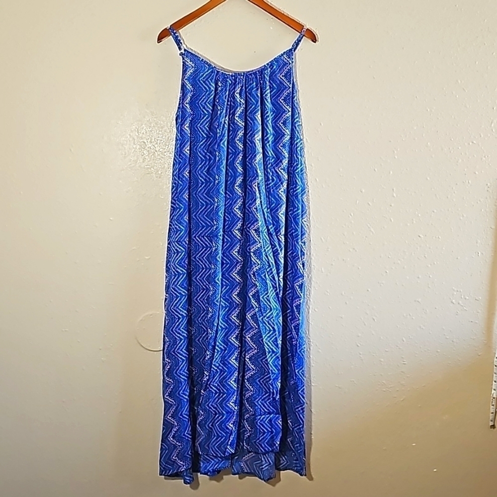 Letarte Handmade Blue Maxi Dress
